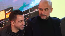 Pep Guardiola le apuntó a Xavi Hernández por lo que dijo de Joao Cancelo. Getty Images.