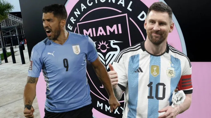 Luis Suárez podría jugar con Lionel Messi en el Inter Miami. Getty Images