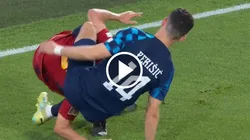 VIDEO | Gavi y Perisic quedaron enredados y causaron las risas de todos