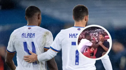 Eden Hazard, David Alaba (IMAGO / Sebastian Frej)