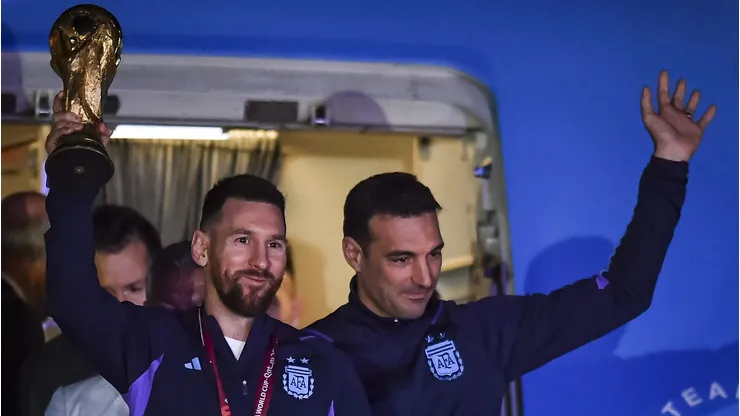 Lionel Scaloni dijo que todavía es muy pronto para pensar en si Lionel Messi estará o no en el Mundial 2026. Getty Images