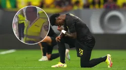 Brasil vistió de negro por el partido contra el racismo y hubo un presunto acto racista.