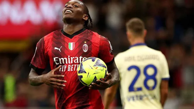 Rafael Leao&nbsp;(Photo by Marco Luzzani/Getty Images)