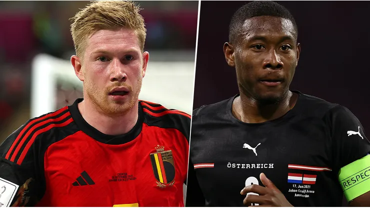 Bélgica juega contra Austria en las Eliminatorias Eurocopa 2024.