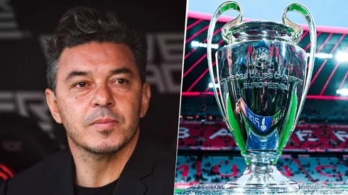 Marcelo Gallardo tiene la chance de dirigir en la Champions League con el Olympique de Marsella. Getty Images.
