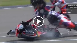 Accidente Marc Marquez Johann Zarco MotoGP Alemania 2023