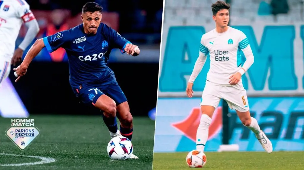 Alexis Sánchez y Leonardo Balerdi. El ex River y ex Boca que componen el plantel del Olympique de Marsella. @OM_Espanol