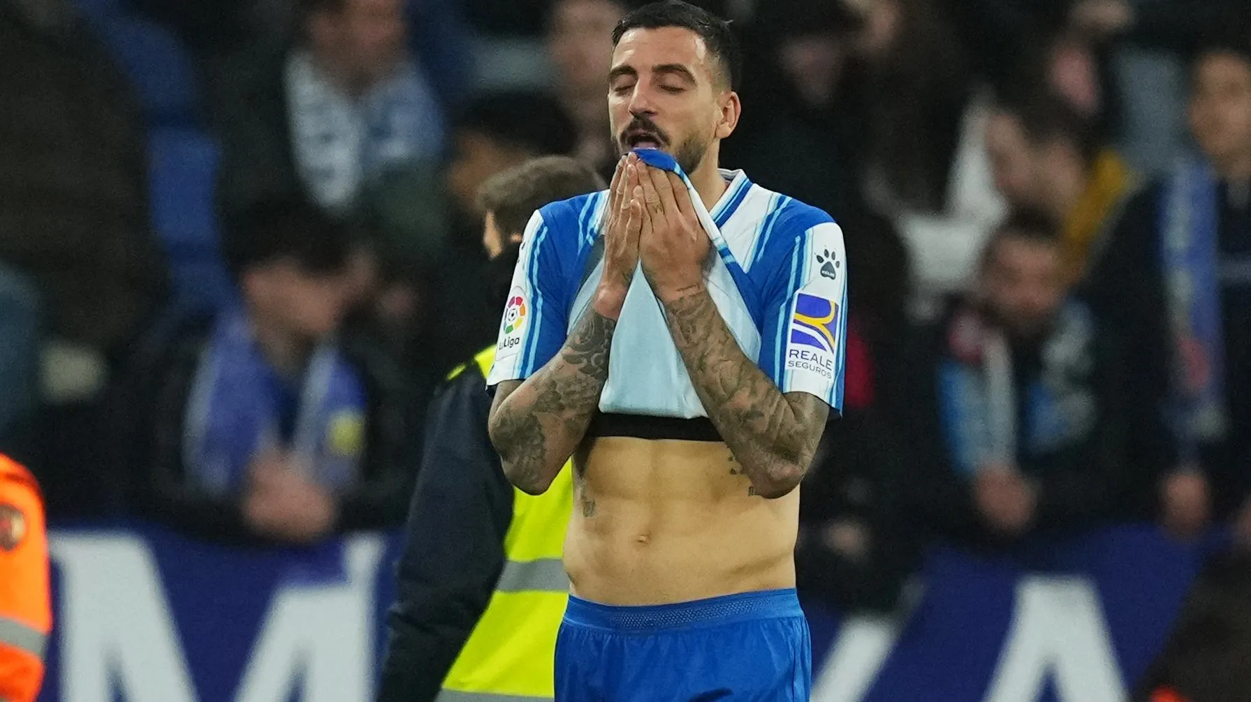 Joselu se fue al descenso con el Espanyol. Getty Images