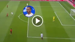 Bonucci estuvo lento y Pino se lo comió para marcar el primero de España.