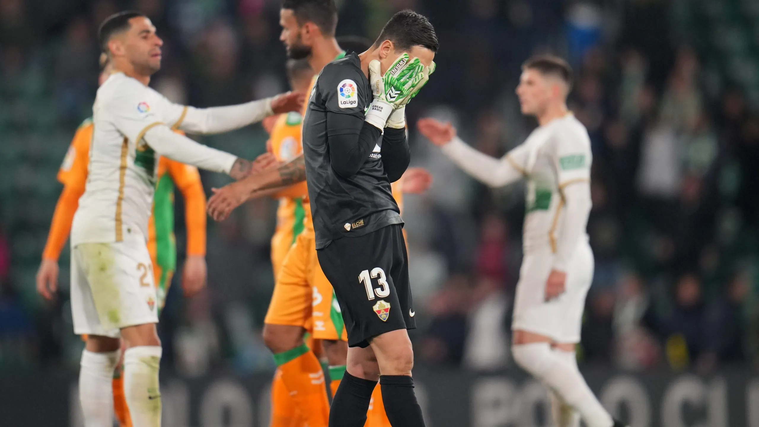 El Elche solo obtuvo 25 puntos sobre 114 posibles. Getty Images.