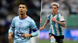 Cristiano Ronaldo y Alejandro Garnacho.