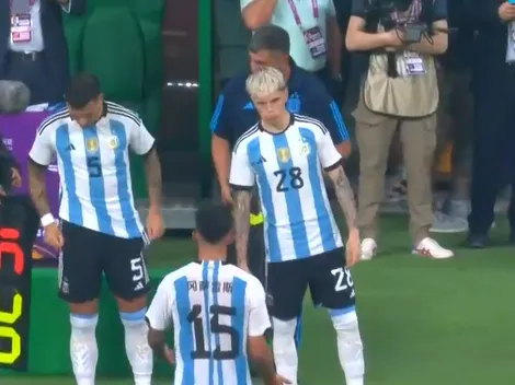 ¡Debutó con Argentina! El posteo de la novia de Alejandro Garnacho