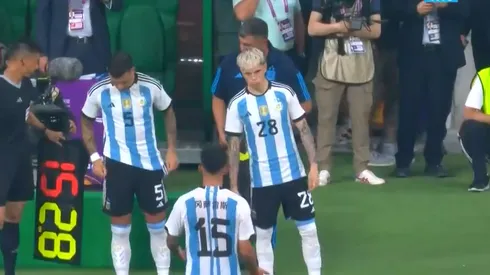 Debut Alejandro Garnacho (Captura TyC Sports)