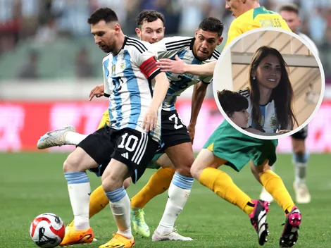 ¡Al pendiente! Así vivió Antonella Roccuzzo el partido de Messi con Argentina