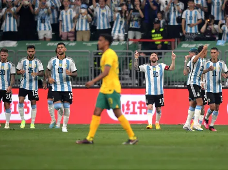 Ante Australia, la Selección Argentina lució su camiseta con los nombres en chino