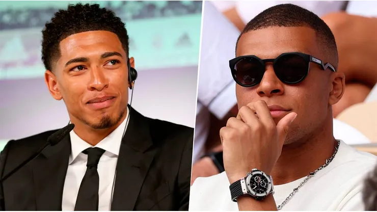 Jude Bellingham se refirió a los rumores que acercan a Kylian Mbappé al Real Madrid. Getty Images.