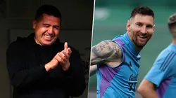 Lionel Messi estará el 25 de junio en la Bombonera para el partido homenaje de Juan Román Riquelme. Getty Images.