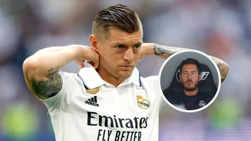 Toni Kroos, Eden Hazard (IMAGO / Pressinphoto-IMAGO / ZUMA Wire)