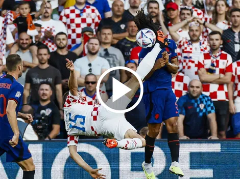 VIDEO | Pasalic intentó una acrobacia y le reventó la cara a Aké