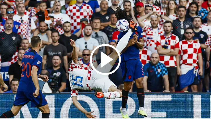 VIDEO | Pasalic intentó una acrobacia y le reventó la cara a Aké