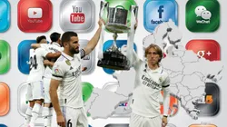 Real Madrid lidera el ranking de los equipos con más seguidores. Getty Images.