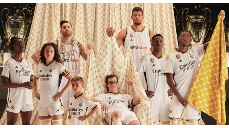 Real Madrid presentó su nueva indumentaria.