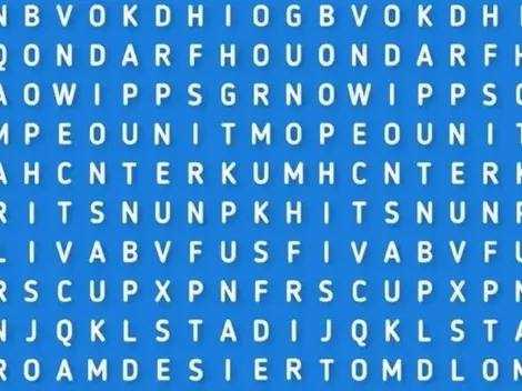 Solo para FANÁTICOS: descubre la palabra DESIERTO en 6 segundos