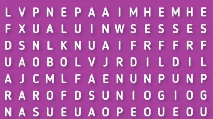 Acertijo viral: ubica las palabras UVA en 7 segundos
