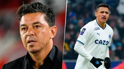 El muñeco espera que el chileno se mantenga en el Marsella.