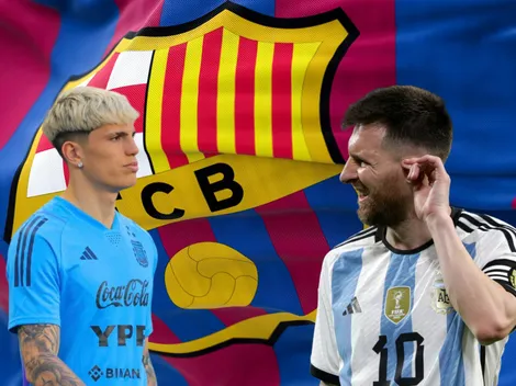 El polémico mensaje del hermano de Garnacho que involucra a Messi