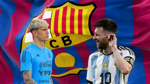 El polémico mensaje del hermano de Garnacho que involucra a Messi