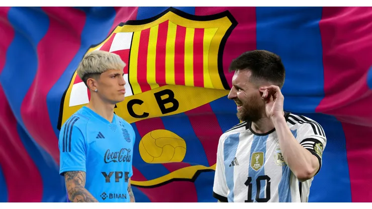 El polémico mensaje del hermano de Garnacho que involucra a Messi