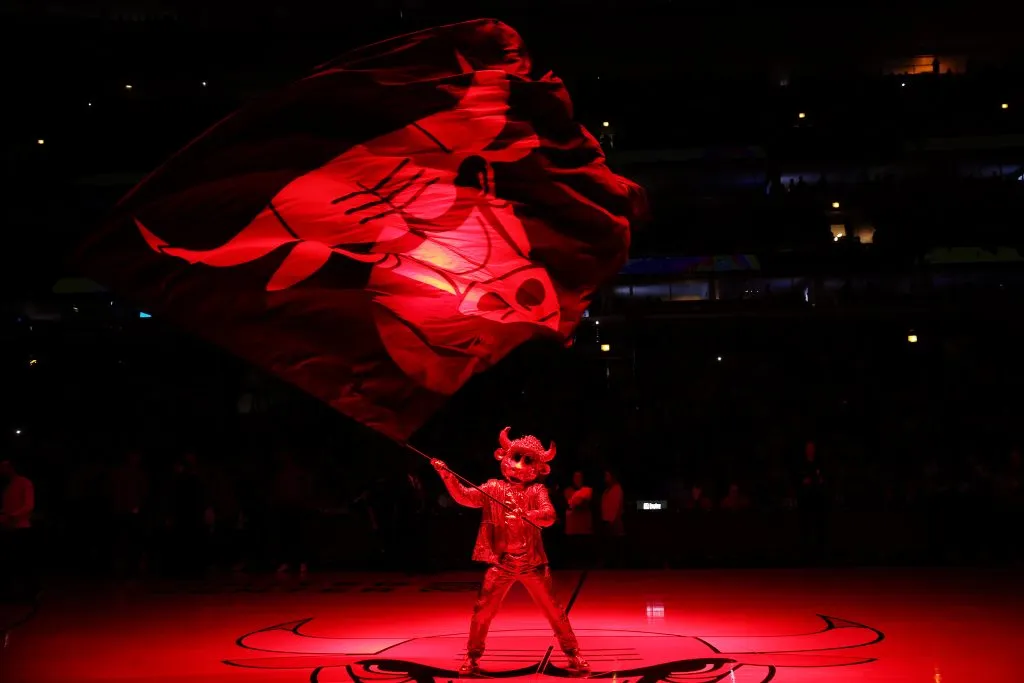 Benny The Bull, la mascota de Chicago (Getty)