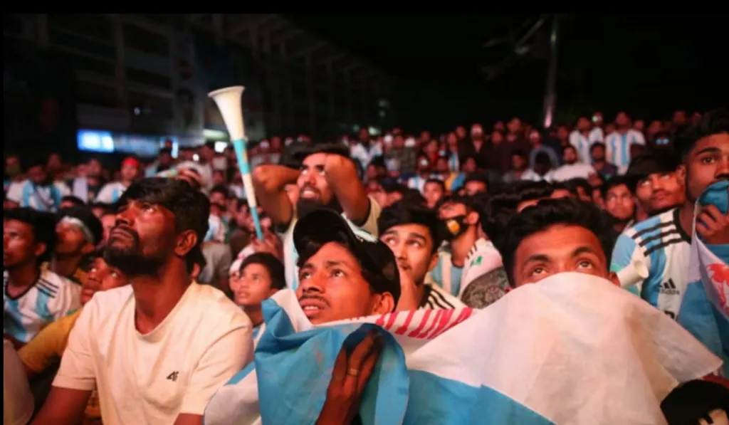 Bangladesh durante la Copa del Mundo de Qatar. Foto: Firoz Ahmed