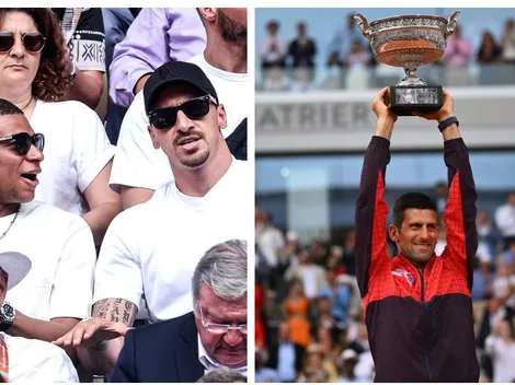 Aplaudieron de pie: Mbappé y Zlatan, rendidos ante el récord de Djokovic