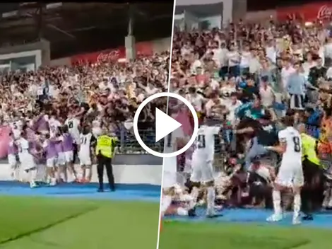 Milagro en España: cedió una tribuna en El Clásico de filiales