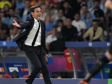 Minuto de furia: la pelea entre Simone Inzaghi y su ayudante en plena final de Champions