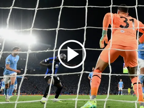 Lukaku, verdugo: le sacó un gol a Dimarco y falló un cabezazo claro