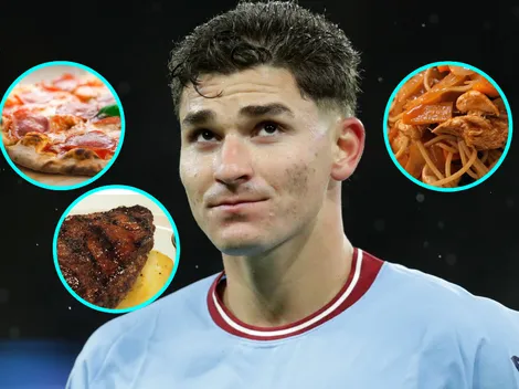 ¿Para antes de la final de Champions? La comida preferida de Julián Álvarez