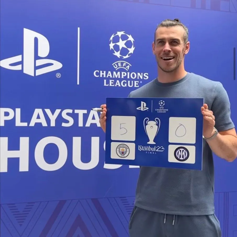 Para Bale, Manchester City goleará a Inter.