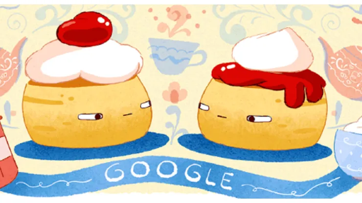 ¿Por qué Google celebra los scones en su doodle HOY, sábado 10 de junio?