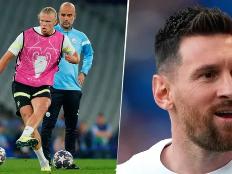 Pep Guardiola puso a Haaland a la altura de Messi: "No estoy bromeando"