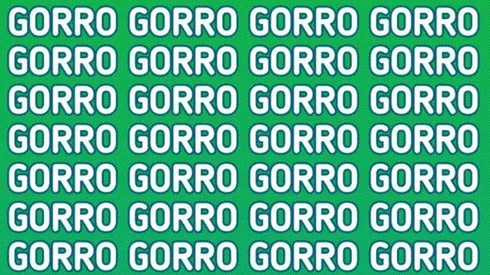 Encuentra la palabra INTRUSA en la imagen en solo 7 segundos