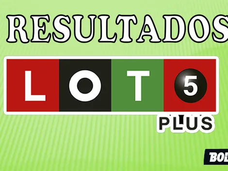 Resultados del Loto 5 Plus del sábado 10 de junio 2023