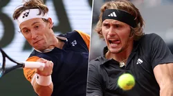 Casper Ruud juega contra Alexander Zverev en la otra semifinal.
