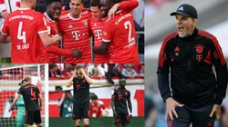 Thomas Tuchel y sus jugadores.