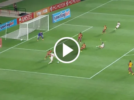 VIDEO | El golazo al ángulo de Calleri en la Copa Sudamericana