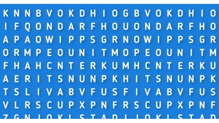 Solo para EGIPCIOS: ubica la palabra DESIERTO en 8 segundos