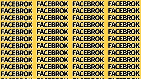 Solo para FANÁTICOS DE LAS REDES: encuentra la palabra FACEBOOK en 15 segundos