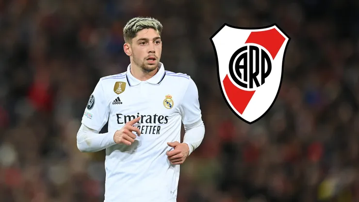 Valverde fue a ver a River y protagonizó un cruce de estrellas